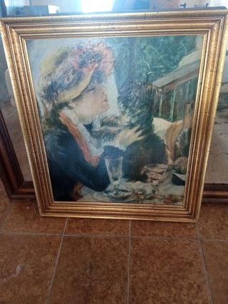 Antigua pintura augusto Renoir