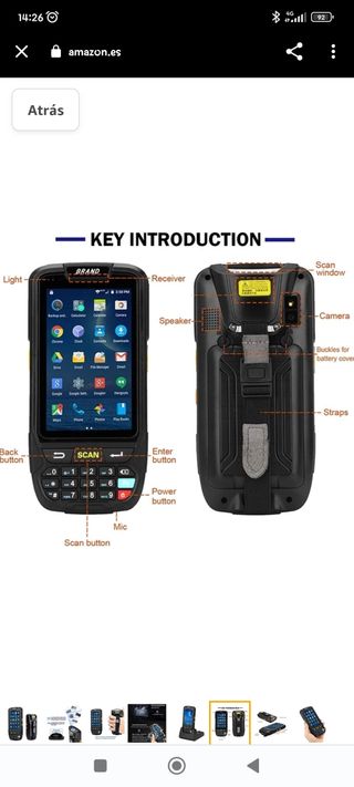 Teléfono con lector