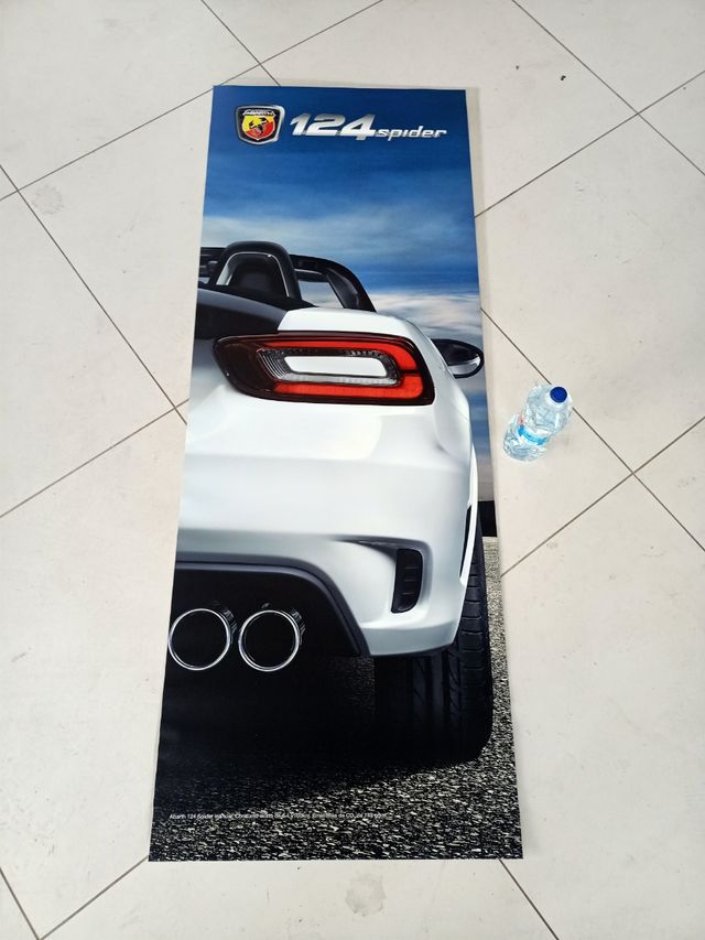 Abarth, carteleria concesionario oficial