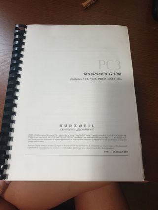 KURZWEIL PC3X SINTETIZADOR
