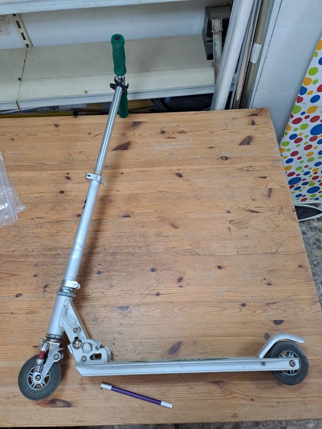 patinete jd bug verde aluminio plegable