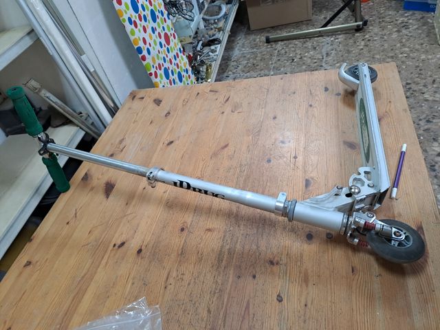 patinete jd bug verde aluminio plegable