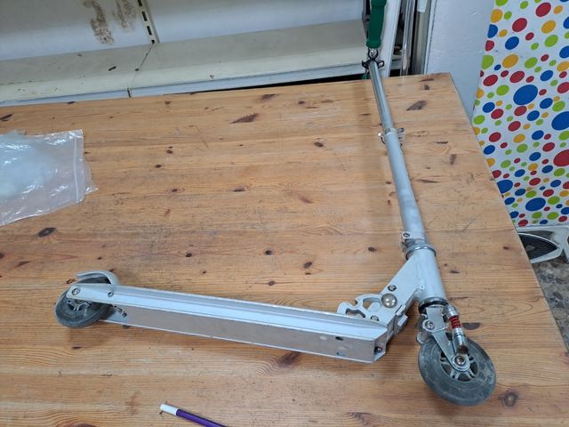 patinete jd bug verde aluminio plegable