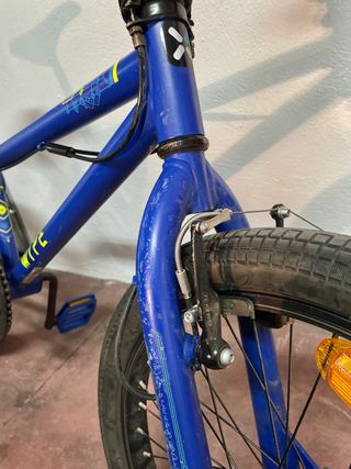 Bicicleta Bmx wipe azul