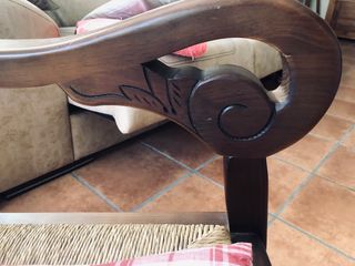 mecedora estilo rustico