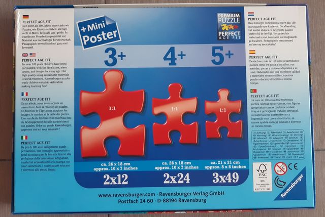 3 Puzzles Superzings 49 piezas