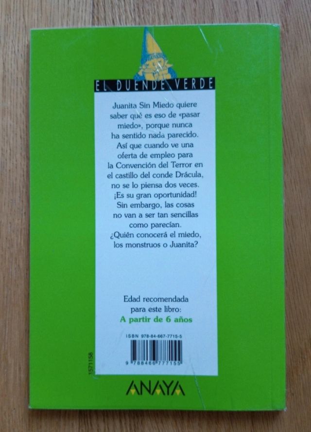 Libro "Unas vacaciones de miedo" NUEVO