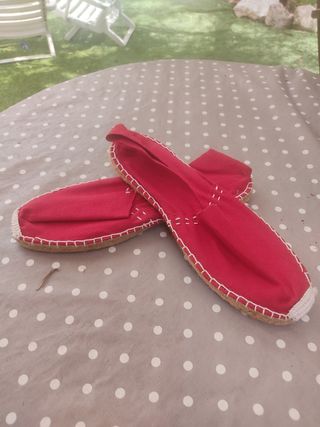 Alpargatas unisex talla 40