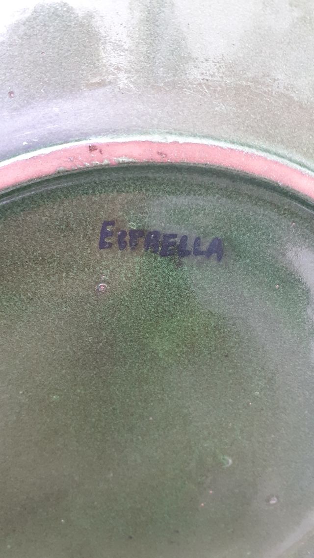 Plato cerámica deco