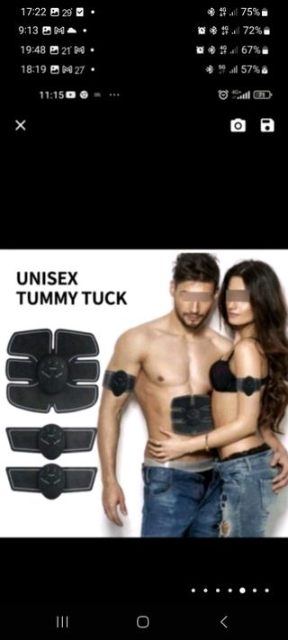 EMS  - INSTRUMENTO DE FITNES ABDOMINAL, NUEVO 