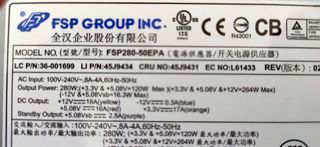 Fuente de alimentación fsp280-50epa