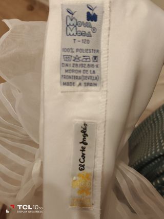 vestido de comunión 