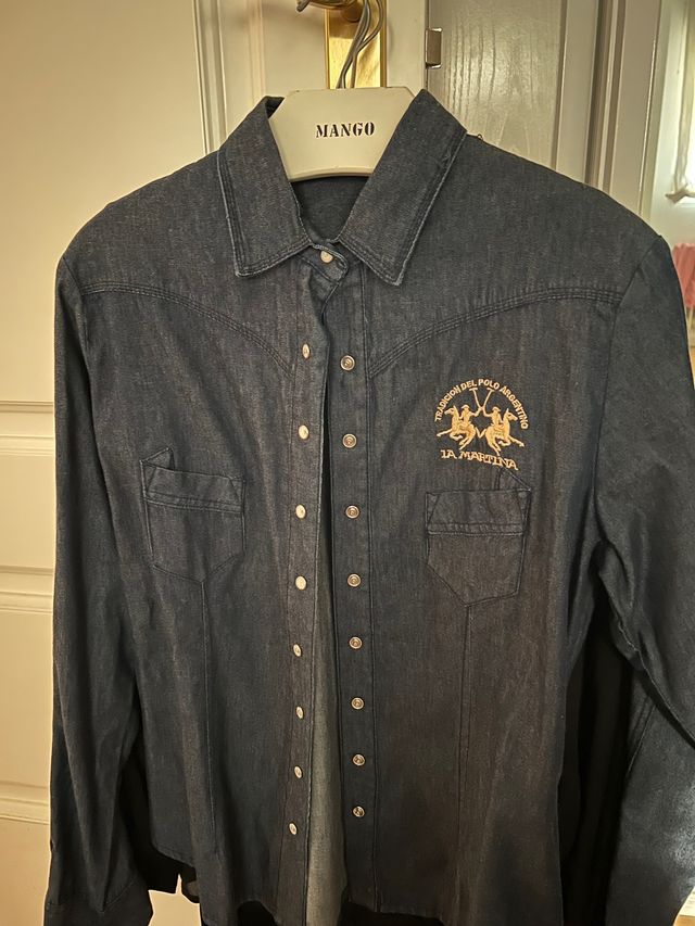 Camisa La Martina vaquera finita