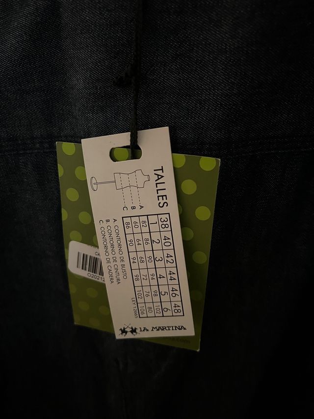 Camisa La Martina vaquera finita