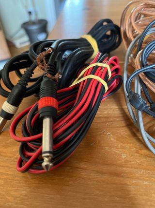 lote de cables audio e hifi