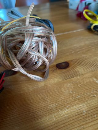 lote de cables audio e hifi