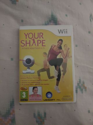 Juego de la Wii con cámara para hacer gimnasia