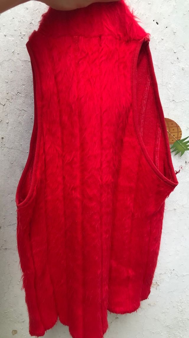 Top rojo de pelito