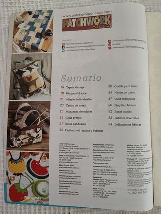 Revistas de labores Burda y Patchwork