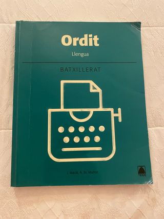 libro de catalan (Segundo de bachillerato)