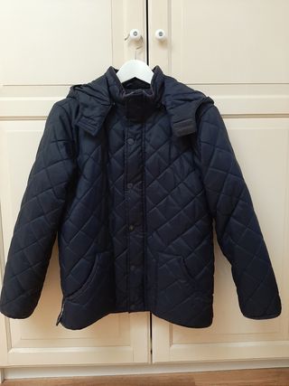 Chaqueta abrigo colegial uniforme azul marino