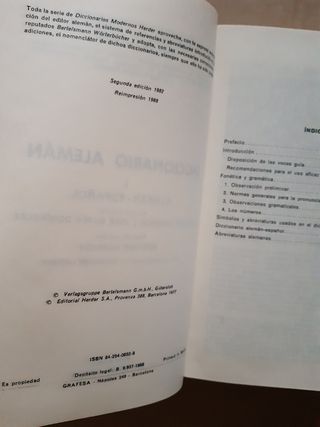 Diccionario HERDER ALEMÁN/ESPAÑOL