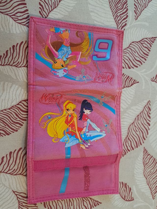 Portafoglio rosa delle Winx 