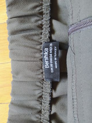 Falda pantalón corto verde oscuro 