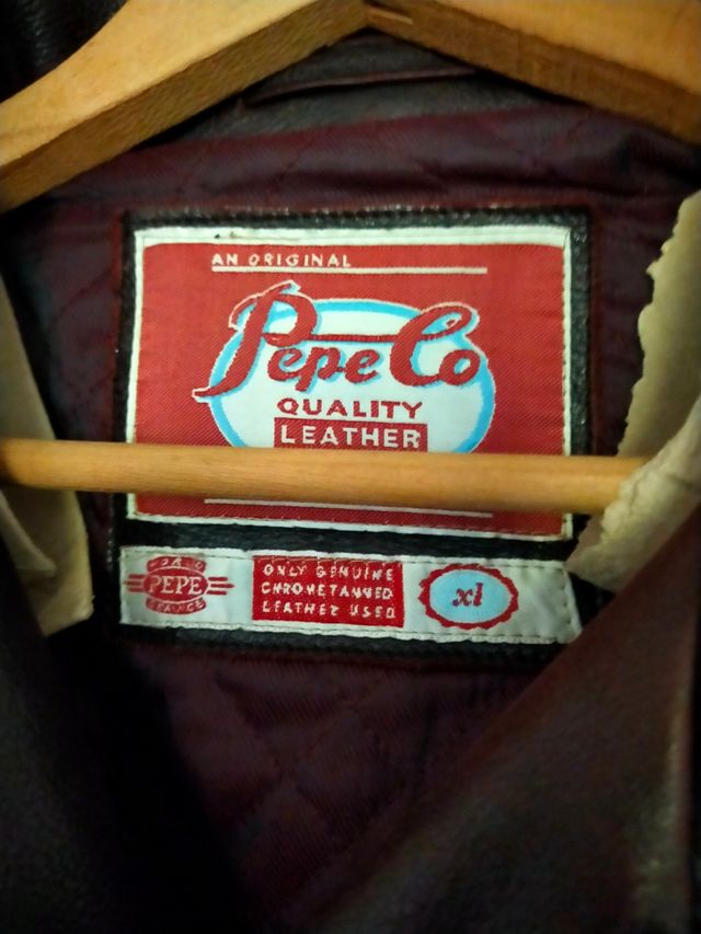 cazadora cuero pepe