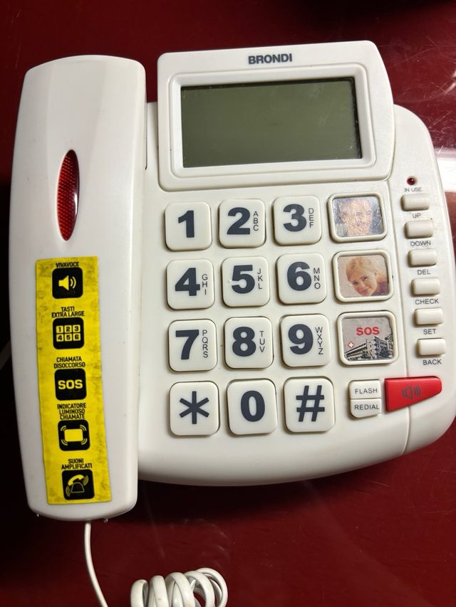 Telefono fisso Bravo 90 LCD Brondi 