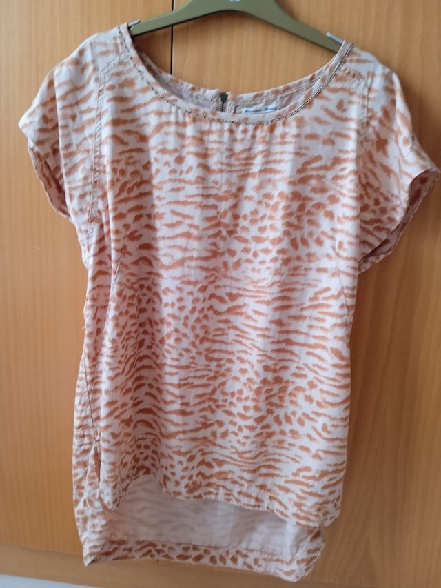 Blusa estampada algodón