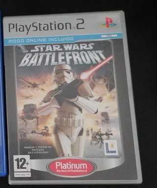 juego Ps2. star wars battlefront