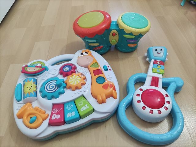Pack-3 juguetes musicales.