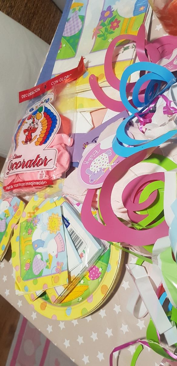 Pack decoración baby shower niña