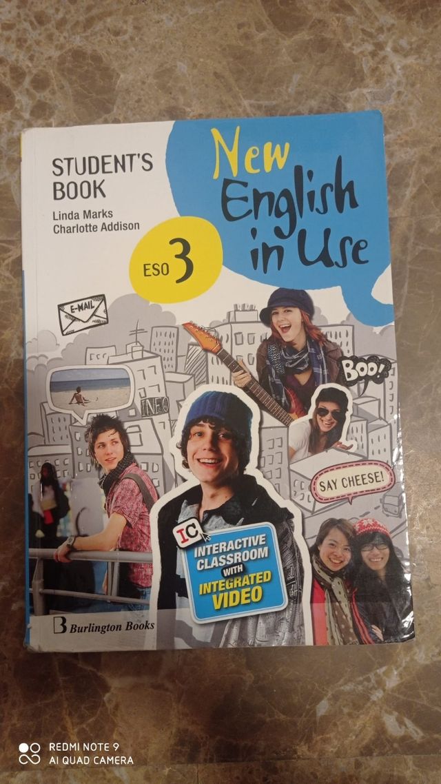 Libro inglés New English in use 3 ESO