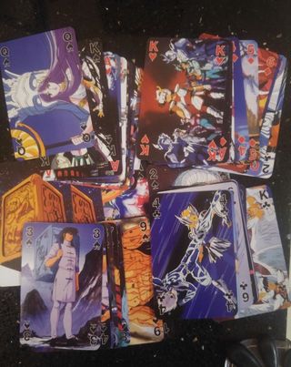 Carte gioco Poker i Cavalieri dello zodiaco mazzo