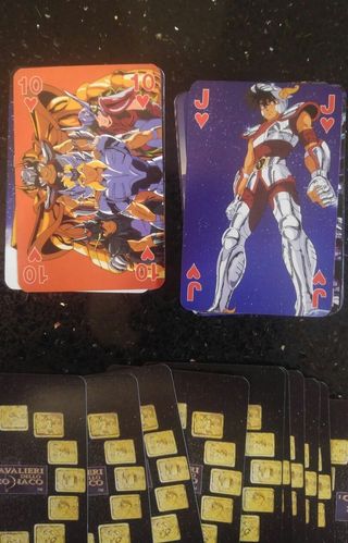 Carte gioco Poker i Cavalieri dello zodiaco mazzo