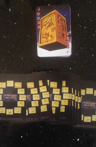 Carte gioco Poker i Cavalieri dello zodiaco mazzo