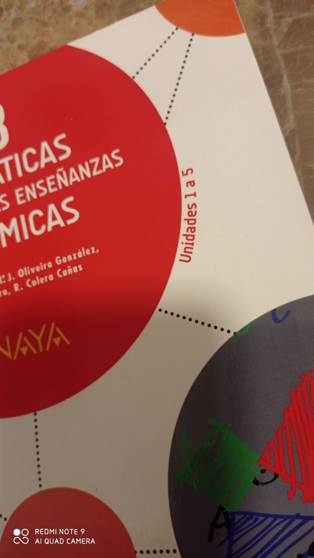Libro de Matemáticas Académicas 3 ESO