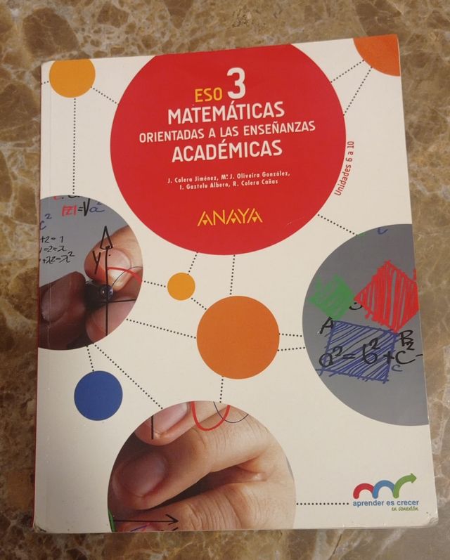 Libro de Matemáticas Académicas 3 ESO