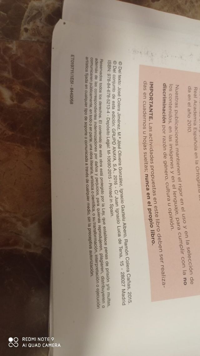 Libro de Matemáticas Académicas 3 ESO