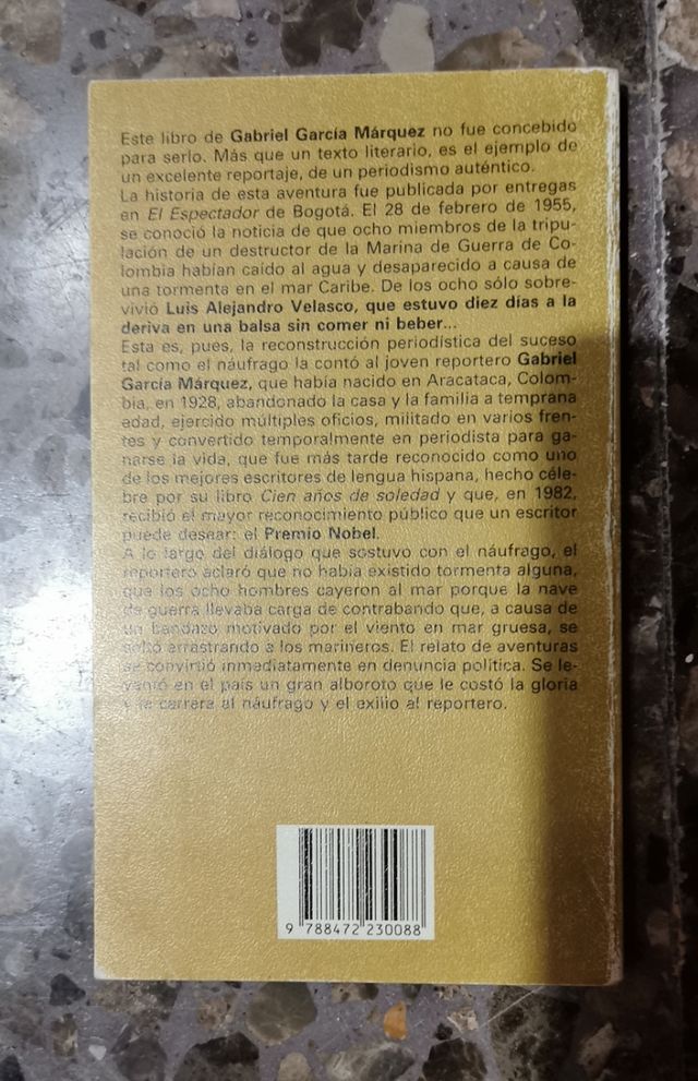 RELATO DE UN NAUFRAGIO