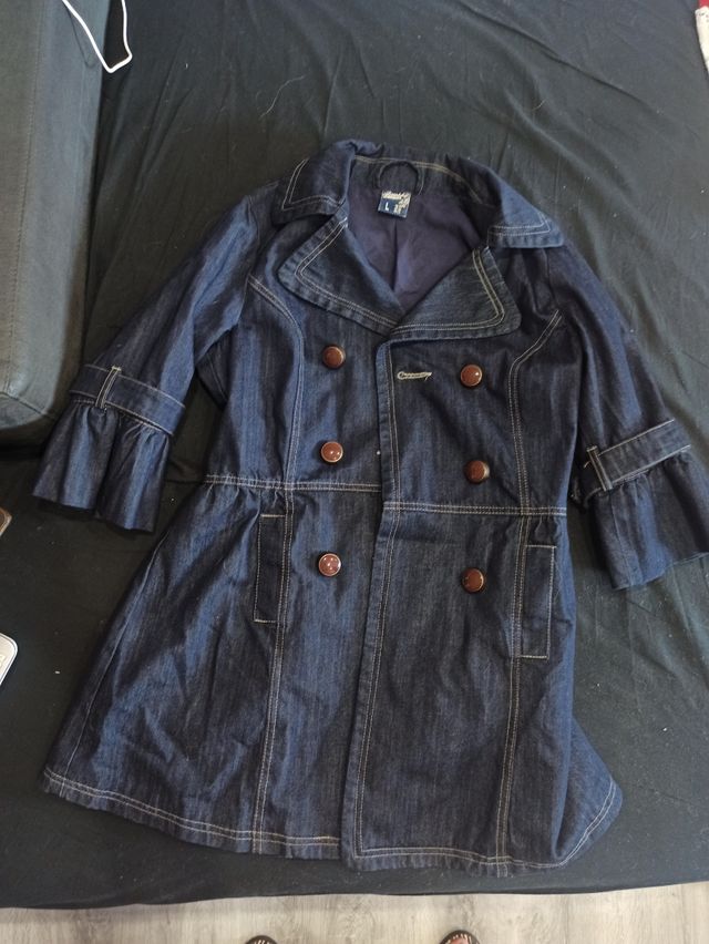 Chaqueta tejana larga Mujer Talla L