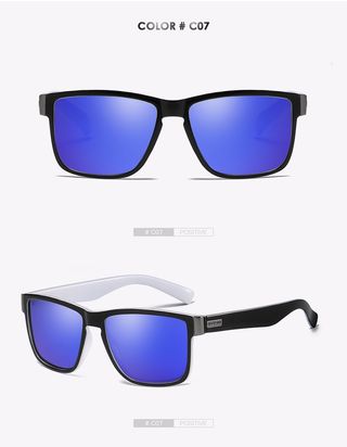 Gafas sol polarizadas.Protección UV400.Negro/azul.