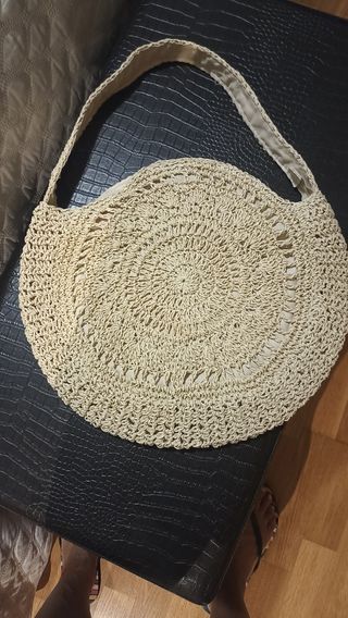 Bolso de Rafia circular