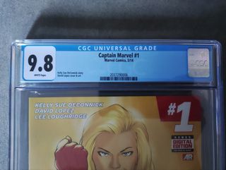 Captain Marvel #1 CGC 9.8 Kelly Sue DeConnick