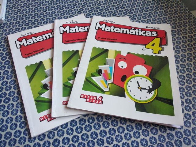 Libros de texto Matemáticas 4° Primaria