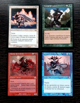 cartas magic antiguas avatar profecia español