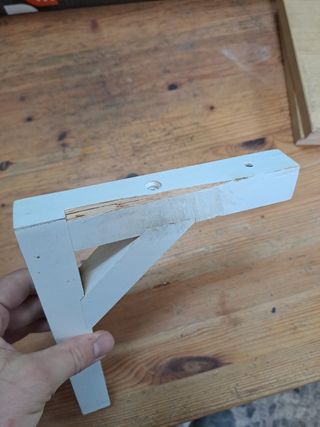 escuadra blanca madera ikea ekby stilig 22302