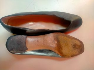 zapatos piel azul marino